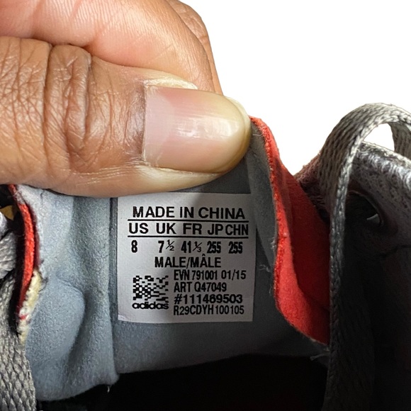 Adidas Adicross Men's Gray Low Cut Spikeless Golf Shoes - Picture 5 of 9